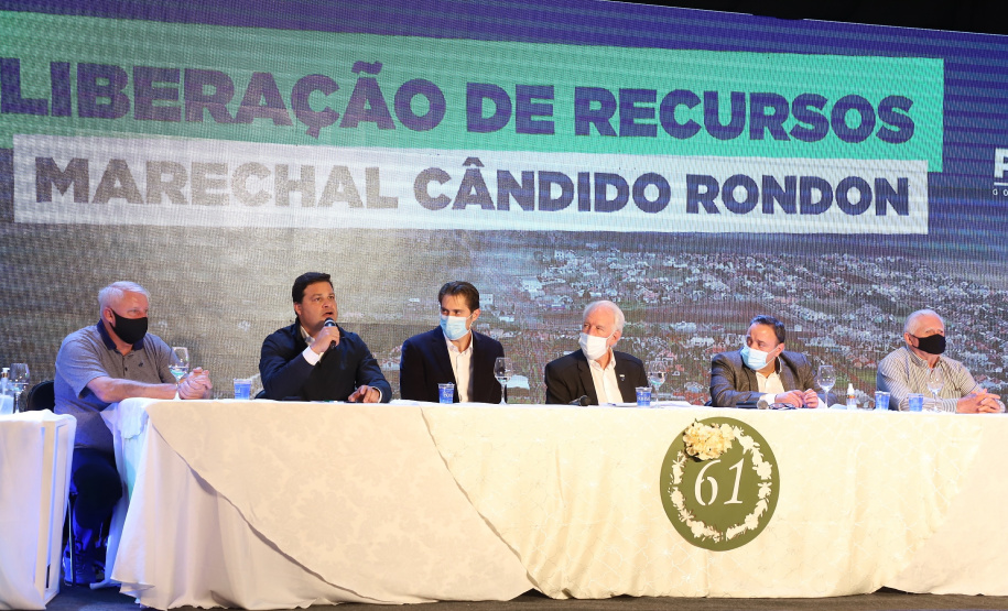 Darci Piana anuncia investimento de R$ 3,8 milhões em obras em Marechal Cândido RondonFoto: Ari Dias/AEN
