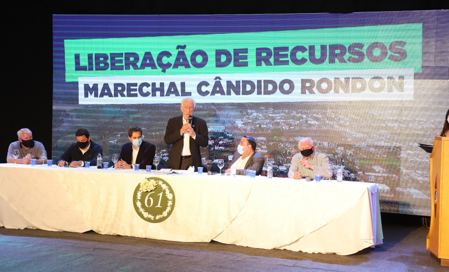 Darci Piana anuncia investimento de R$ 3,8 milhões em obras em Marechal Cândido RondonFoto: Ari Dias/AEN