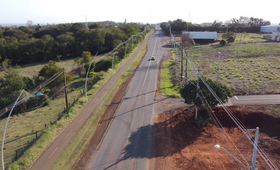 Liberação de recursos para a duplicação no prolongamento da Avenida Rio Grande do Sul, PR-495 em Marechal Cândido RondonFoto: Ari Dias/AEN