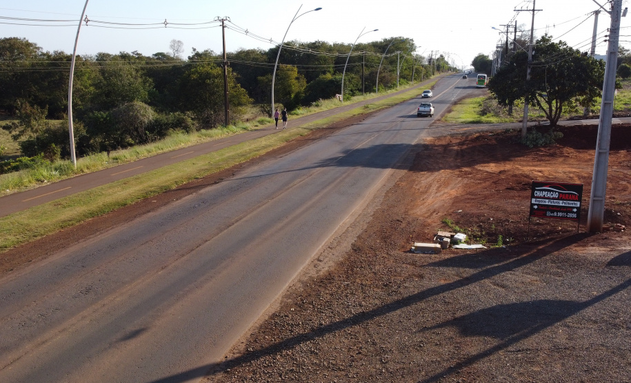 Liberação de recursos para a duplicação no prolongamento da Avenida Rio Grande do Sul, PR-495 em Marechal Cândido RondonFoto: Ari Dias/AEN