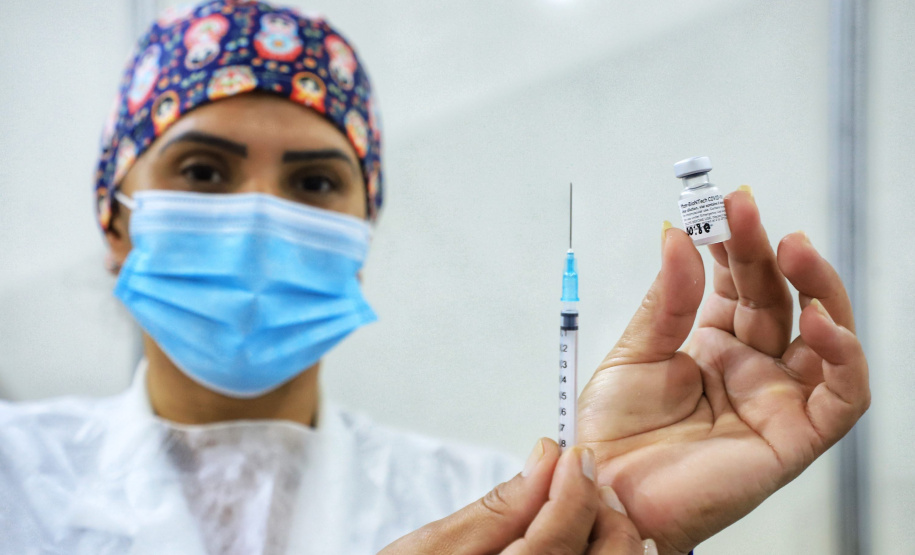 Paraná chega a 7,5 milhões de doses de vacina aplicadas e passa para a 5o posição no País Foto: Jose Fernando Ogura /AEN