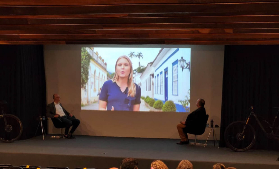 Evento debate sobre o desenvolvimento econômico por meio do cicloturismo  -  Curitiba, 27/07/2021  -  Foto: Invest Paraná