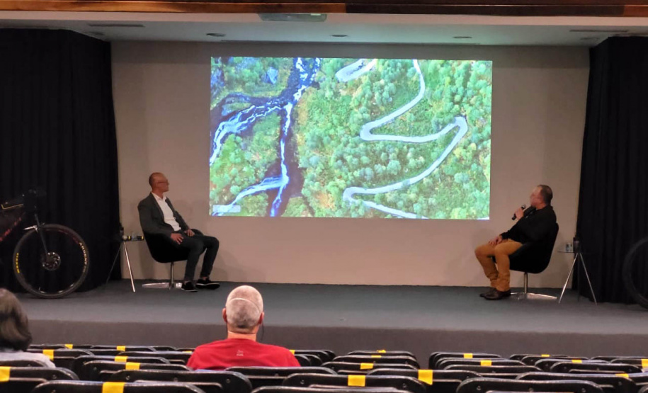 Evento debate sobre o desenvolvimento econômico por meio do cicloturismo  -  Curitiba, 27/07/2021  -  Foto: Invest Paraná