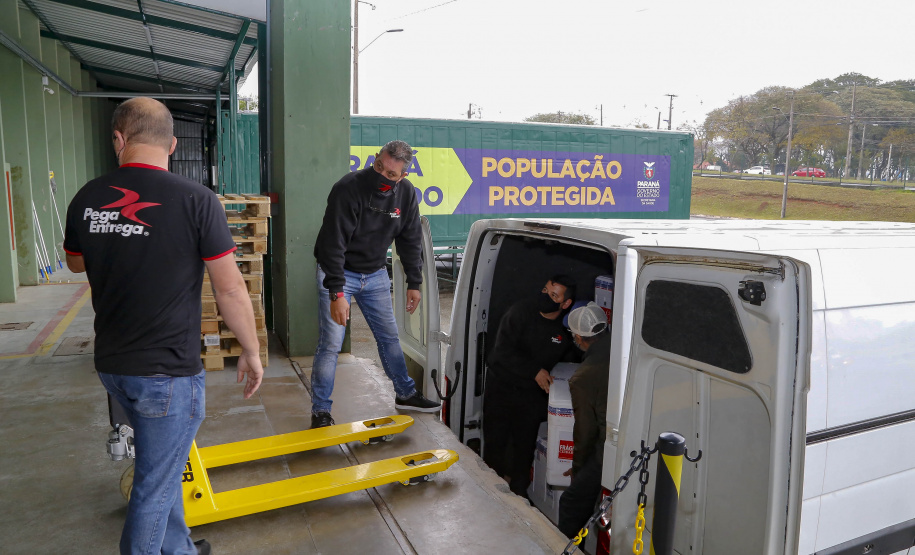 27/07/2021 - Nova remessa de vacinas contra o covid.
Foto Gilson Abreu/AEN