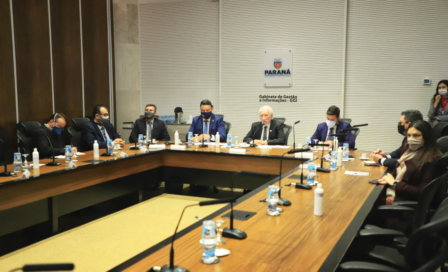 Vice governador Darci Piana durante reunião com a Controladoria Geral do Estado (CGE)  -  Curitiba, 27/07/2021  -  foto: José Fernando Ogura/AEN