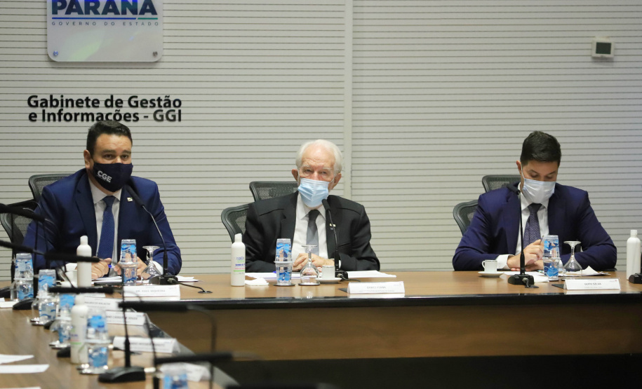 Vice-governador Darci Piana durante reunião com a Controladoria Geral do Estado (CGE), para Intensificar a prevenção à corrupção e manter a integridade de cada órgão do Governo do Estado.  -  Curitiba, 27/07/2021  -  foto: José Fernando Ogura/AEN