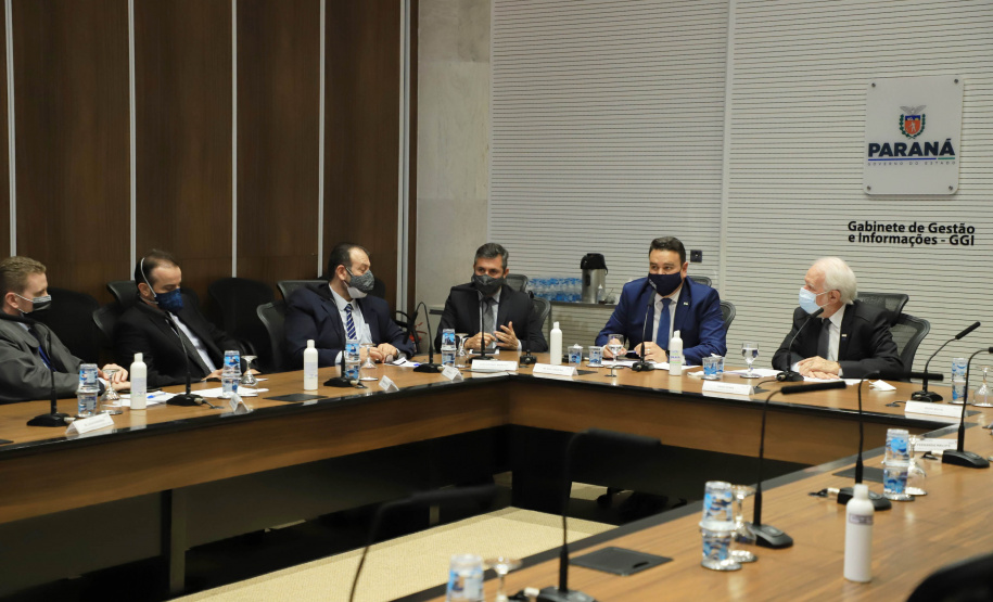 Vice-governador Darci Piana durante reunião com a Controladoria Geral do Estado (CGE), para Intensificar a prevenção à corrupção e manter a integridade de cada órgão do Governo do Estado.  -  Curitiba, 27/07/2021  -  foto: José Fernando Ogura/AEN