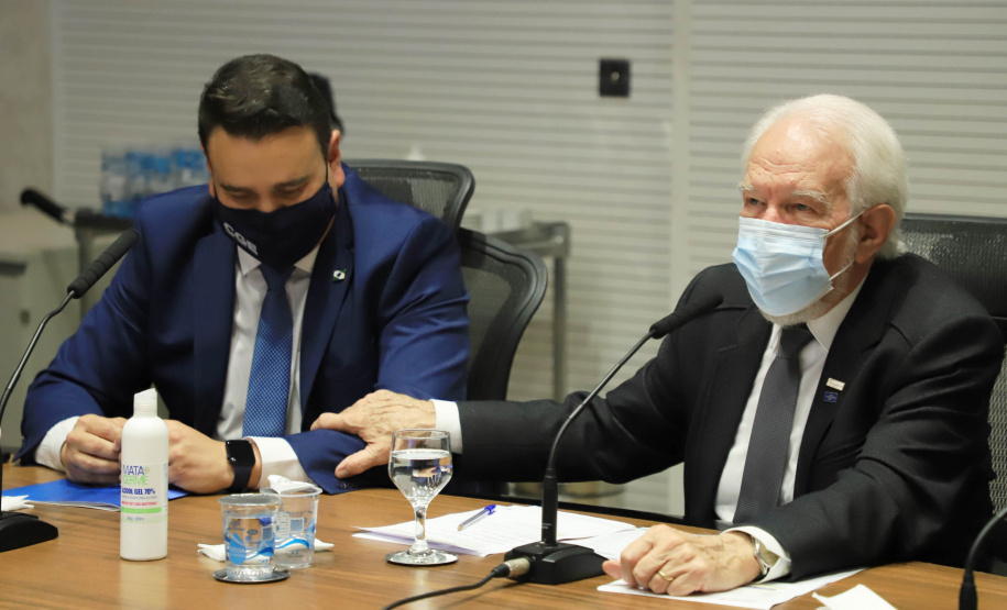 Vice-governador Darci Piana durante reunião com a Controladoria Geral do Estado (CGE), para Intensificar a prevenção à corrupção e manter a integridade de cada órgão do Governo do Estado.  -  Curitiba, 27/07/2021  -  foto: José Fernando Ogura/AEN