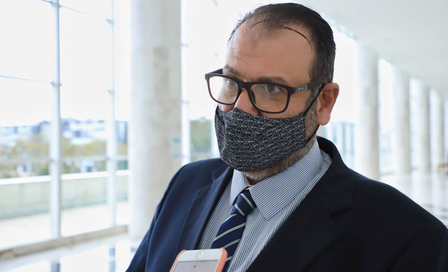 Vice-governador Darci Piana durante reunião com a Controladoria Geral do Estado (CGE), para Intensificar a prevenção à corrupção e manter a integridade de cada órgão do Governo do Estado.  -  Curitiba, 27/07/2021  -  foto: José Fernando Ogura/AEN