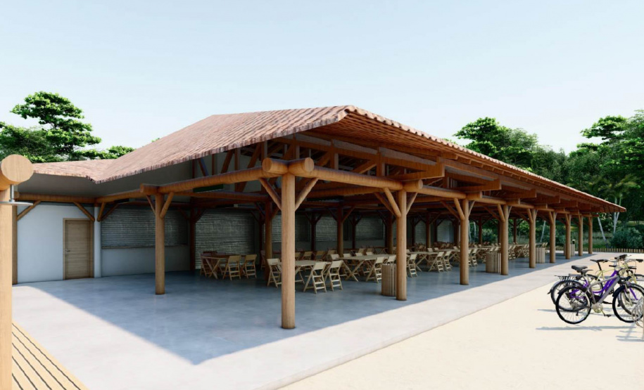 O Instituto Água e Terra (IAT) promoveu nessa terça-feira (27) ConsultaPública para apresentação do projeto de reforma da Praça de Alimentação ePraça ao Ar Livre da Ilha do Mel. A reunião aconteceu no Bar Cavalo Marinho,em Encantadas, com a presença de representantes da comunidade da Ilha. - Curitiba, 27/07/2021 - Foto: SEDEST