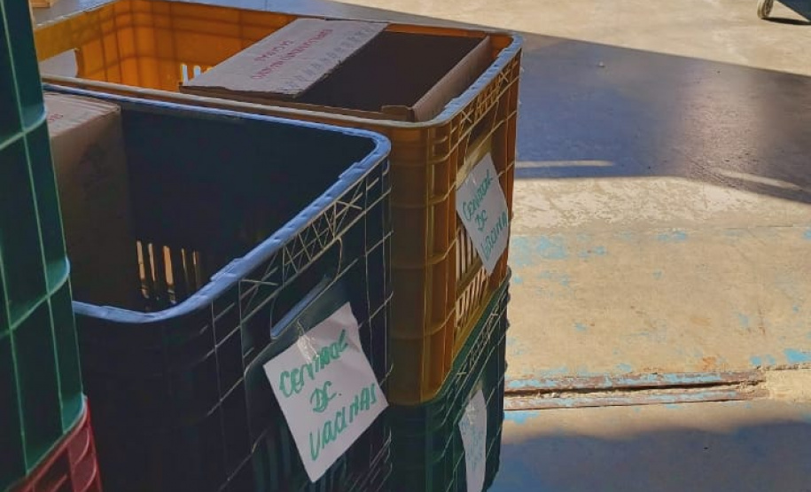 Estado começa a distribuir 85 mil vacinas contra a Covid-19 para primeira dose
Foto SESA