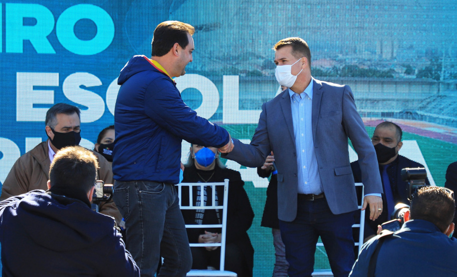 O governador Carlos Massa Ratinho Junior participou nesta quinta-feira (29) das comemorações dos 373 anos de Paranaguá, a cidade mais antiga do Paraná. - Paranaguá, 29/07/2021 - Foto: José Fernando Ogura/AEN