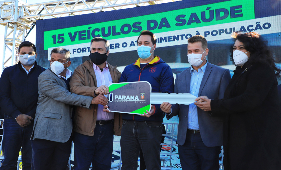 O governador Carlos Massa Ratinho Junior participou nesta quinta-feira (29) das comemorações dos 373 anos de Paranaguá, a cidade mais antiga do Paraná. - Paranaguá, 29/07/2021 - Foto: José Fernando Ogura/AEN