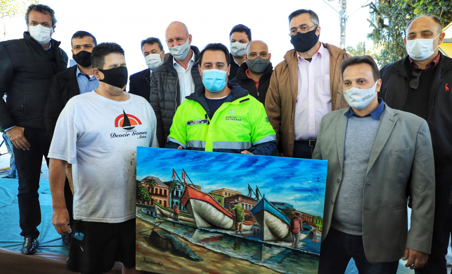 O governador Carlos Massa Ratinho Junior participou nesta quinta-feira (29) das comemorações dos 373 anos de Paranaguá, a cidade mais antiga do Paraná. - Paranaguá, 29/07/2021 - Foto: José Fernando Ogura/AEN
