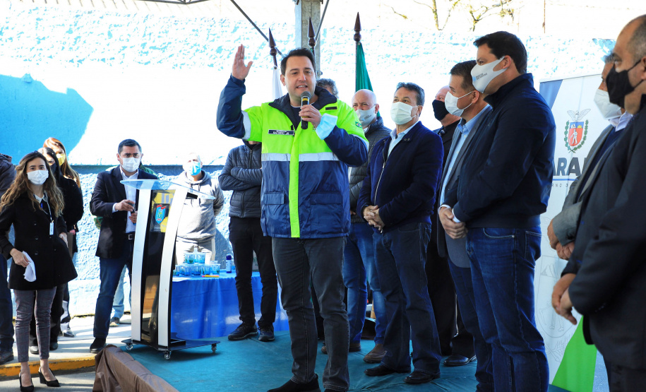 O governador Carlos Massa Ratinho Junior participou nesta quinta-feira (29) das comemorações dos 373 anos de Paranaguá, a cidade mais antiga do Paraná. - Paranaguá, 29/07/2021 - Foto: José Fernando Ogura/AEN