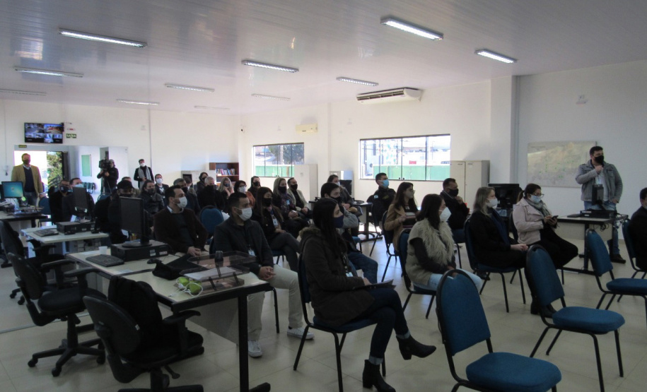 O Departamento Penitenciário do Paraná (Depen) inaugurou nesta quinta-feira (29), a nova estrutura que vai abrigar o Complexo Social de Cascavel, no Oeste do Paraná. Com 800 metros quadrados, o local vai unir em um mesmo espaço os serviços do Patronato Penitenciário e do Escritório Social, que oferecem apoio e ofertam projetos e ações de capacitação de egressos, monitorados e prestadores de serviço à comunidade.  -  Curitiba, 29/07/2021  -  Foto: DEPEN-PR