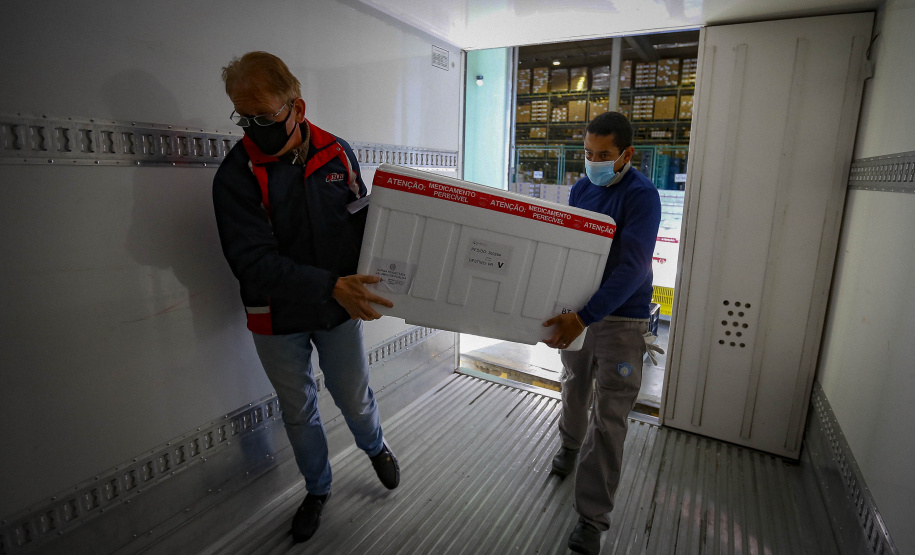 29/07/2021 - Distribuição de vacinas para Regionais
Foto Gilson Abreu/AEN