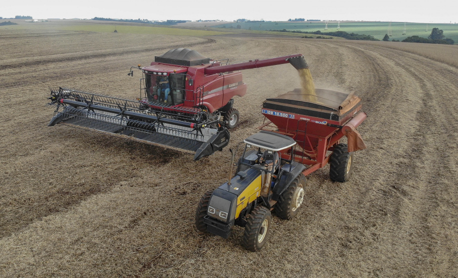 Safra da soja  -  Foto: Gilson Abreu/AEN