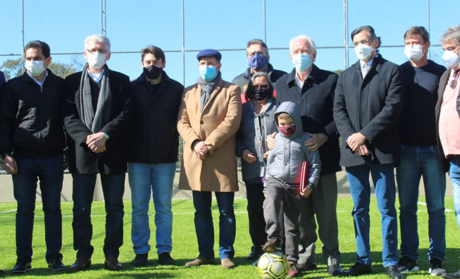 O vice-governador Darci Piana inaugurou nesta quinta-feira (29), em Corbélia, no Oeste do Paraná, uma Unidade Básica de Saúde (UBS) no bairro Santa Catarina e de uma quadra de esportes no Jardim Juliana.Foto: Gisele Barão