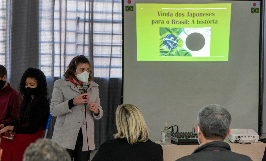 Cônsul do Japão visita escola cívico-militar que celebrou imigração japonesa    Foto Anderson Pedroso/SEED