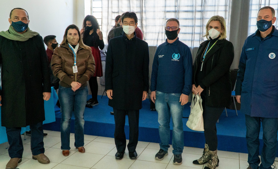 Cônsul do Japão visita escola cívico-militar que celebrou imigração japonesa    Foto Anderson Pedroso/SEED