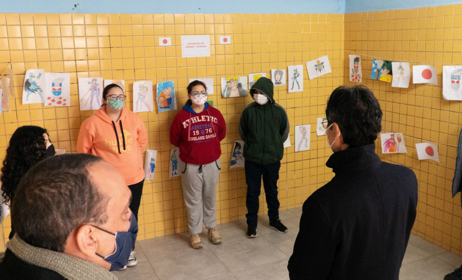 Cônsul do Japão visita escola cívico-militar que celebrou imigração japonesa    Foto Anderson Pedroso/SEED