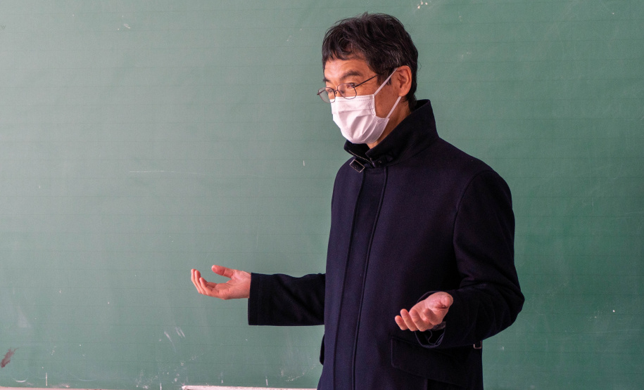 Cônsul do Japão visita escola cívico-militar que celebrou imigração japonesa    Foto Anderson Pedroso/SEED