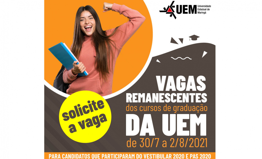 Serão três chamadas: para candidatos que realizaram processos seletivos da UEM, Enem e imigrantes e refugiados - Maringá, 30/07/2021 - Foto: UEM