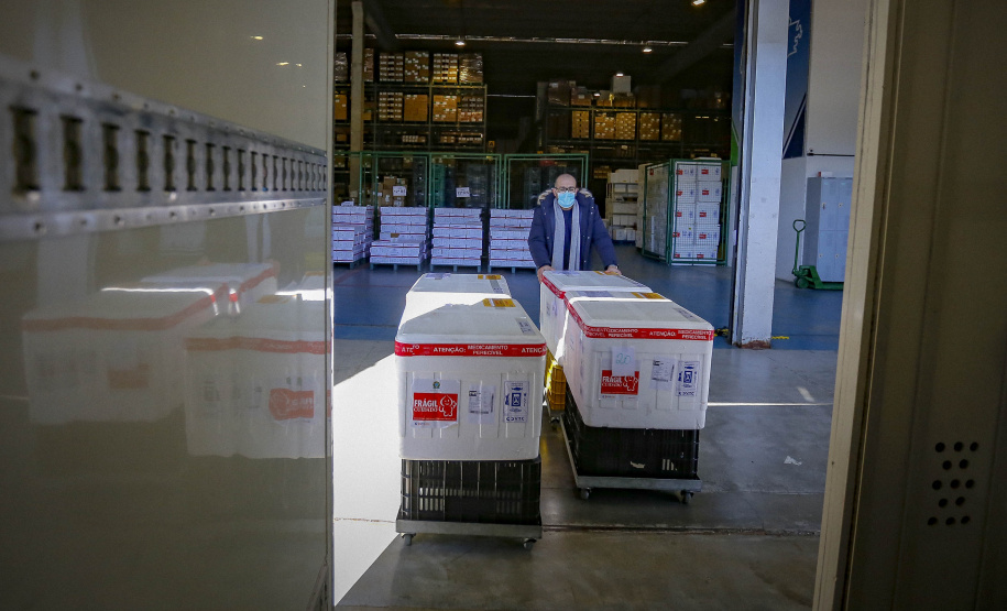 Distribuição de vacinas para Regionais
Foto Gilson Abreu/AEN