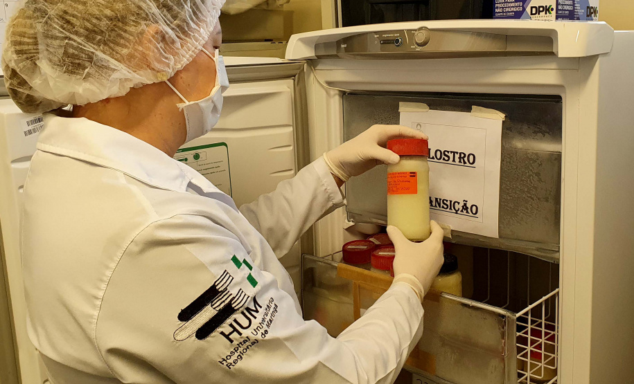 Banco de Leite Humano do Hospital Universitário de Maringá é único da região, e atende lactantes e vários hospitais
. Foto: UEM