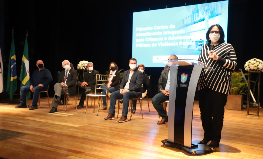 Vice-governador Darci Piana, recebe a ministra Damaris Alves, do Ministério da Mulher, da Família e dos Direitos Humanos  -  Paranaguá, 02/08/2021  -  Foto: Ari Dias/AEN