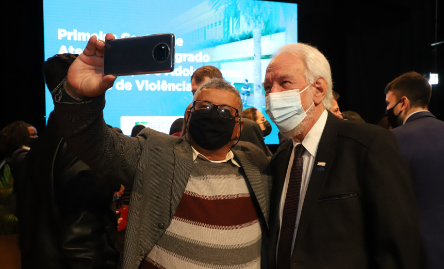 Vice-governador Darci Piana, recebe a ministra Damaris Alves, do Ministério da Mulher, da Família e dos Direitos Humanos  -  Paranaguá, 02/08/2021  -  Foto: Ari Dias/AEN