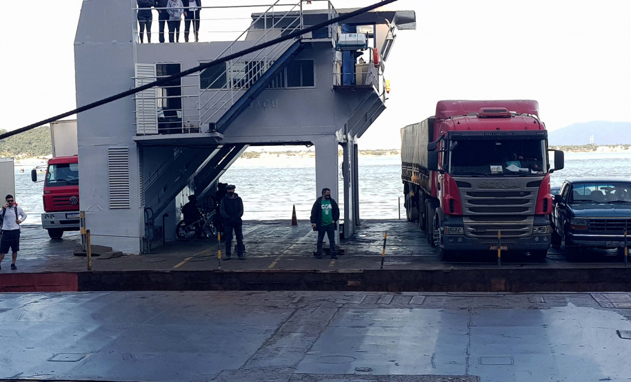 CGE inspeciona travessia da Baía de Guaratuba. Foto: CGE