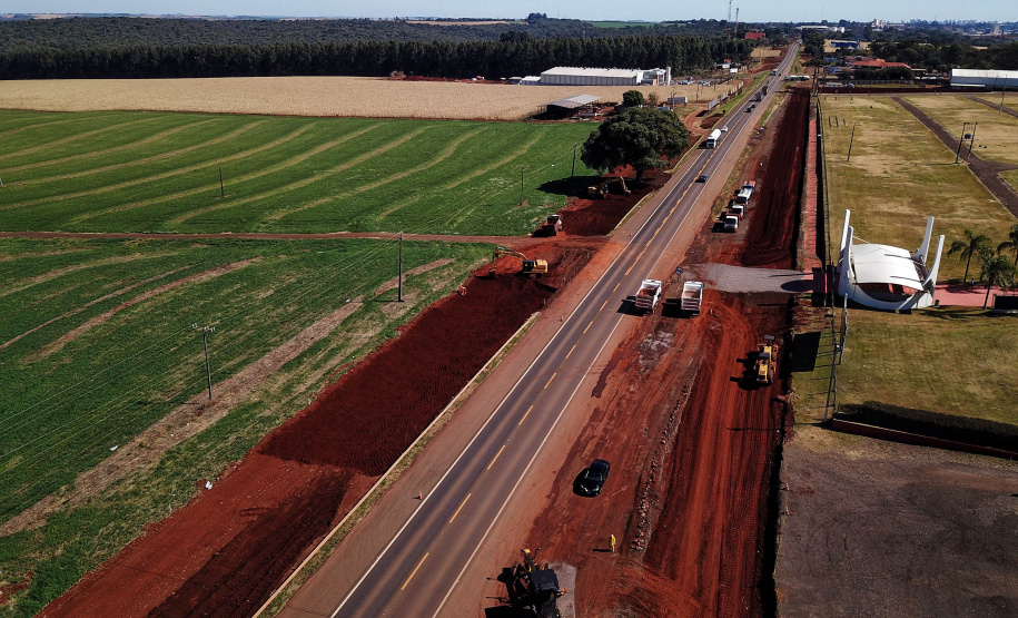 Duplicação da BR-277 em Cascavel  -  Cascavel, 02/08/2021  -  Foto: José Fernando Ogura/AEN