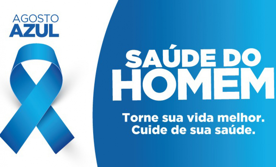 Agosto Azul no Paraná destaca a prevenção de doenças e a promoção da saúde do homem. Foto: SESA