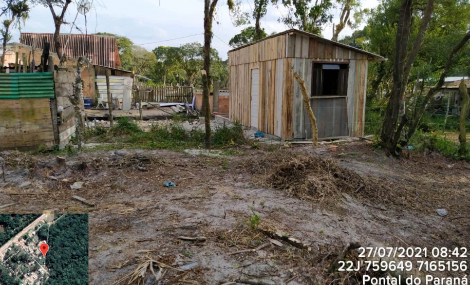 Força-tarefa no litoral identifica mais de 100 hectares de desmatamento ilegal  -  curitiba, 03/08/2021  -  Foto: IAT