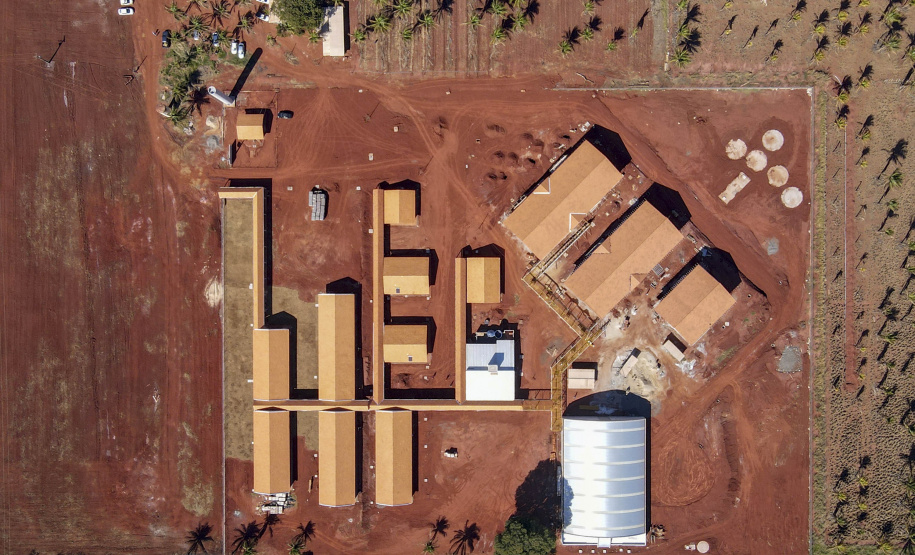 03/08/2021 Governador Carlos Massa Ratinho Junior vistoria as obras do Colégio Agricola do Noroeste, em Diamante do Norte  -  Foto: Gilson Abreu/AEN