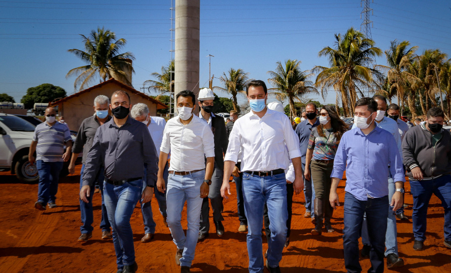 Governador Carlos Massa Ratinho Junior vistoria as obras do Colégio Agricola do Noroeste, em Diamante do Norte  - Diamante do Norte, 03/08/2021  -  Foto: Gilson Abreu/AEN