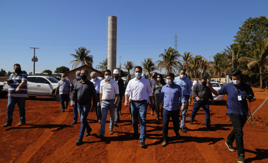 Governador Carlos Massa Ratinho Junior vistoria as obras do Colégio Agricola do Noroeste, em Diamante do Norte  - Diamante do Norte, 03/08/2021  -  Foto: Gilson Abreu/AEN