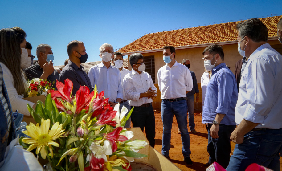 Governador Carlos Massa Ratinho Junior vistoria as obras do Colégio Agricola do Noroeste, em Diamante do Norte  - Diamante do Norte, 03/08/2021  -  Foto: Gilson Abreu/AEN