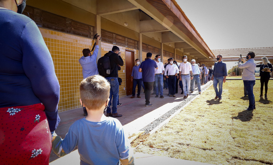 Governador Carlos Massa Ratinho Junior vistoria as obras do Colégio Agricola do Noroeste, em Diamante do Norte  - Diamante do Norte, 03/08/2021  -  Foto: Gilson Abreu/AEN