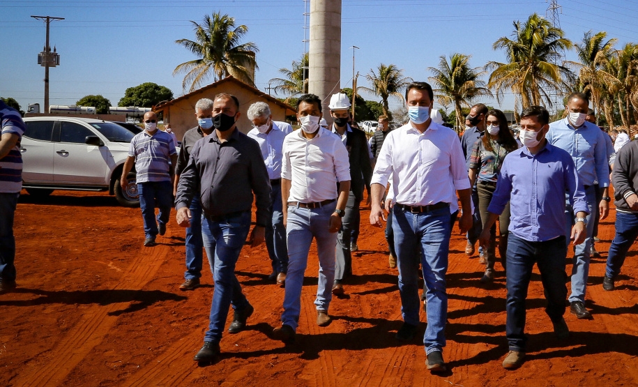 Governador Carlos Massa Ratinho Junior vistoria as obras do Colégio Agricola do Noroeste, em Diamante do Norte  - Diamante do Norte, 03/08/2021  -  Foto: Gilson Abreu/AEN