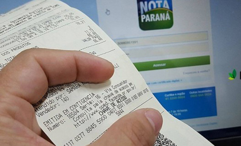 Em seis anos, Nota Paraná devolve aos paranaenses mais de R$ 2,1 bilhões - Curitiba, 03/08/2021 - Foto: SEFA