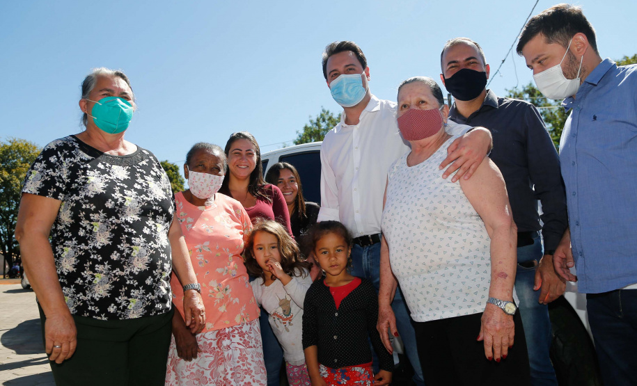 Governador Carlos Massa Ratinho Junior visita o Parque Urbano Xibiu, em Diamante do Norte. Foto: Jonathan Campos/AEN