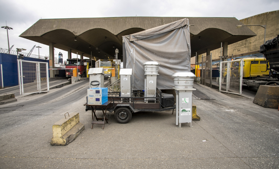 Monitoramento do ar no Porto de Paranaguá - Paranaguá, 03/08/2021 - Foto: Claudio Neves/Portos do Paraná