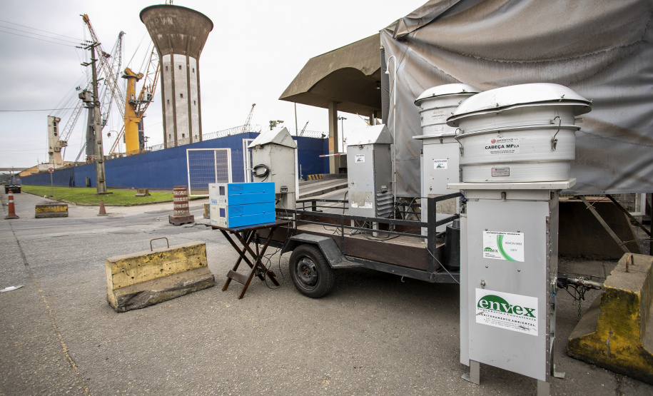 Monitoramento do ar no Porto de Paranaguá - Paranaguá, 03/08/2021 - Foto: Claudio Neves/Portos do Paraná