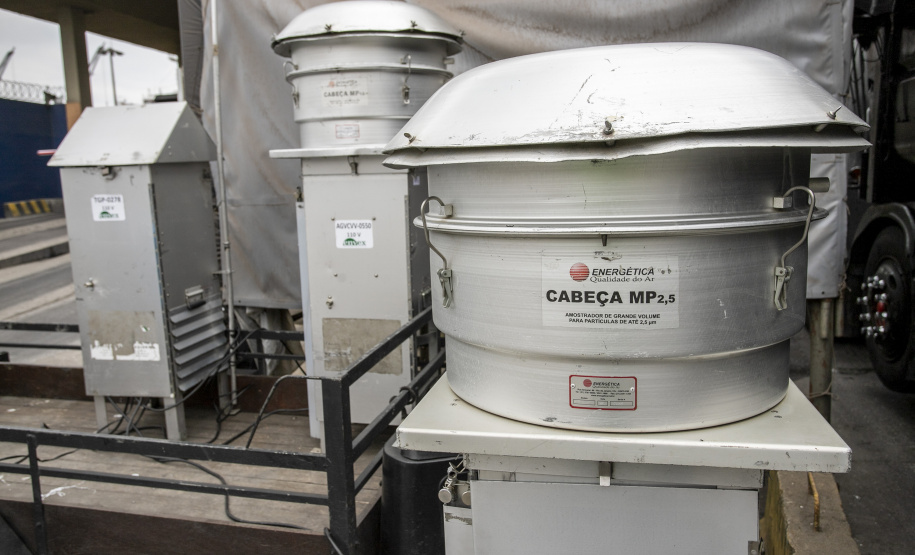 Monitoramento do ar no Porto de Paranaguá - Paranaguá, 03/08/2021 - Foto: Claudio Neves/Portos do Paraná