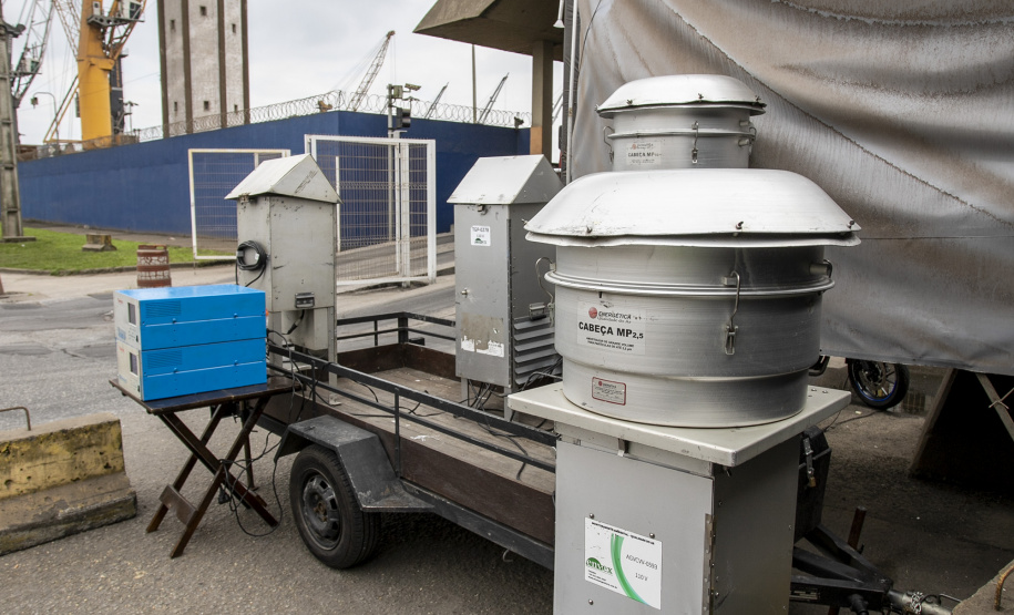 Monitoramento do ar no Porto de Paranaguá - Paranaguá, 03/08/2021 - Foto: Claudio Neves/Portos do Paraná