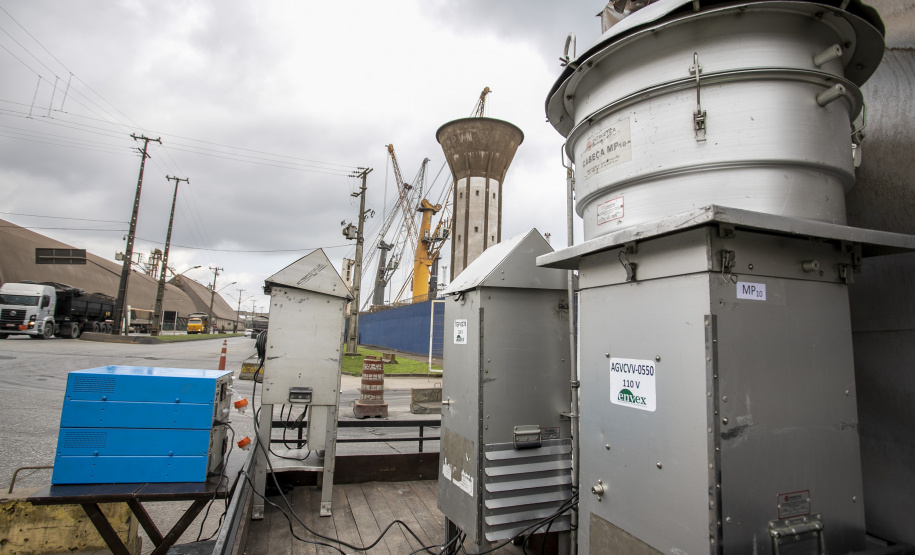 Monitoramento do ar no Porto de Paranaguá - Paranaguá, 03/08/2021 - Foto: Claudio Neves/Portos do Paraná