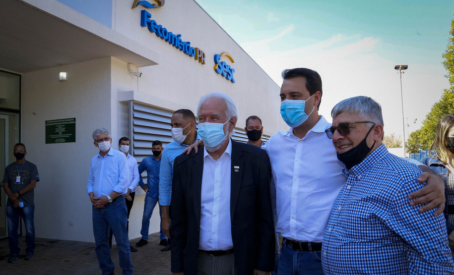 03/08/2021 Governador Carlos Massa Ratinho Junior participa da Unidade Integrada SESC/SENAC, em Nova LondrinaFoto Gilson Abreu/AEN